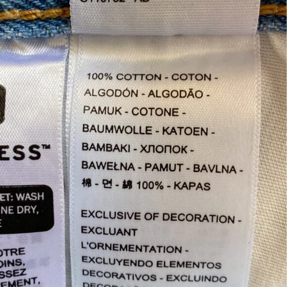 Levis Premium 501 Original Fit Jean Light Wash Size 27x30 100% Cotton Button Fly - Picture 13 of 16